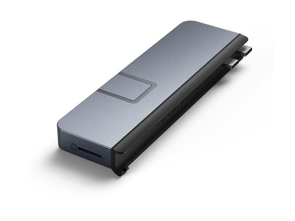 HyperDrive DUO Pro - Telakointiasema - USB-C x 2 - HDMI, Thunderbolt, USB4 - GigE