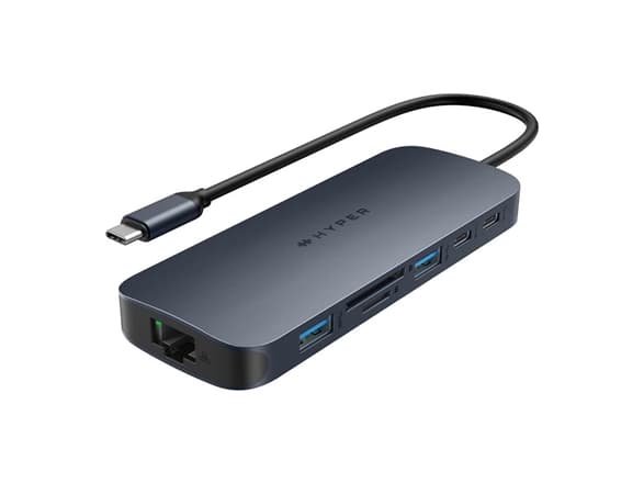Hyper HyperDrive EcoSmart Gen.2 Universal USB-C 10-i-1 Hub med 140 W PD3.1 Power Pass-thru