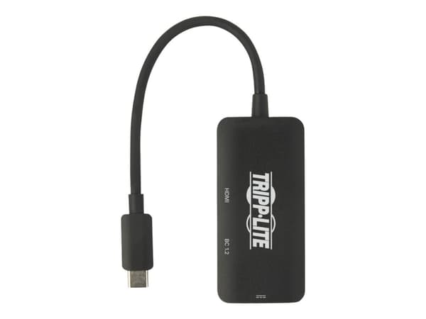 Tripp Lite U444-06N-H4UBC2, johdollinen, USB 3.2 Gen 1 (3.1 Gen 1) Type-C, 100 W, musta, 4K Ultra HD, akryylinitriilibutadieenistyreeni, alumiini, po