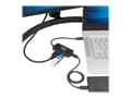 Pikkukuva 4 / 5: Tripp Lite U444-06N-H4UBC2, johdollinen, USB 3.2 Gen 1 (3.1 Gen 1) Type-C, 100 W, musta, 4K Ultra HD, akryylinitriilibutadieenistyreeni, alumiini, po