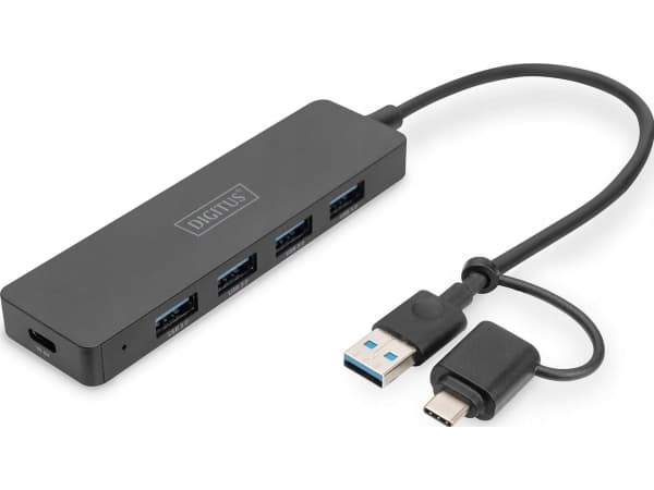 DIGITUS Slim Line - Dockningsstation - USB 3.0