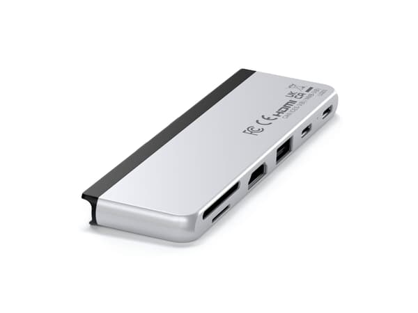 Satechi Dual USB-C Hub - telakointiasema - tabletille - USB-C x 2 - HDMI, USB4