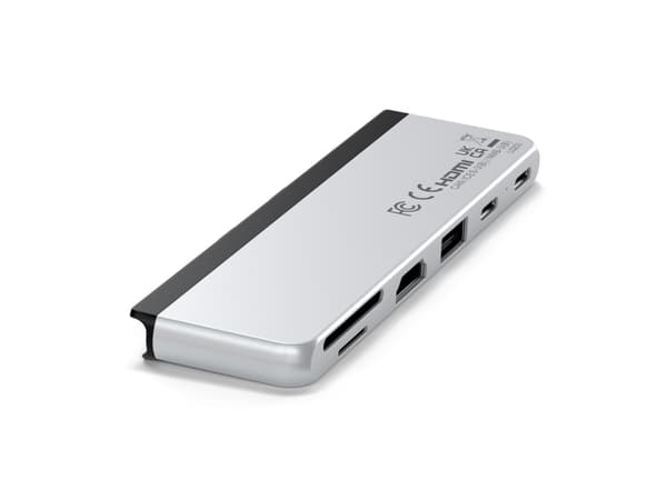 Satechi Dual USB-C Hub - telakointiasema - tabletille - USB-C x 2 - HDMI, USB4