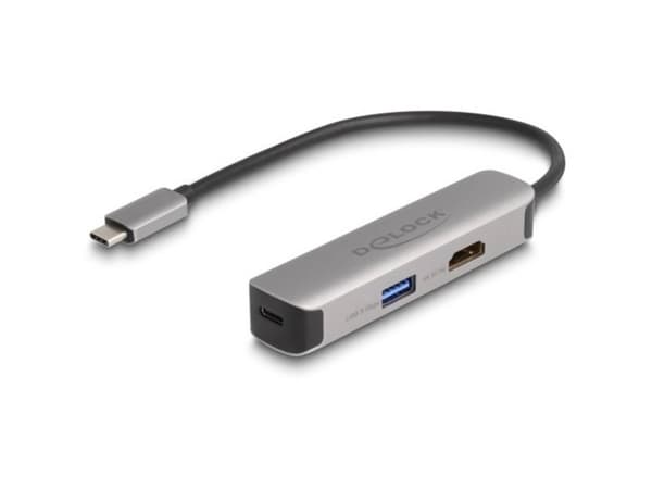 Delock - Dockningsstation - USB-C / Thunderbolt 3 / Thunderbolt 4 - HDMI