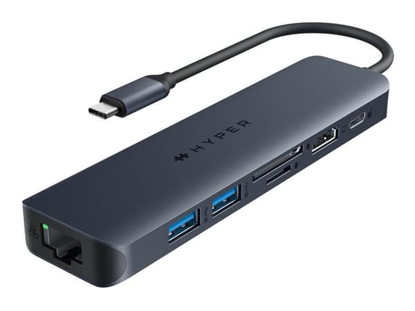 Targus HD4003GL, USB Type-C, USB 3.2 Gen 2 (3.1 Gen 2) Type-A, MicroSD (TransFlash), SD, 10000 Mbit/s, 60 Hz, sininen