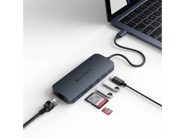 HyperDrive Next - Dockningsstation - USB-C 3.2 Gen 2 / Thunderbolt 3 / Thunderbolt 4 - HDMI