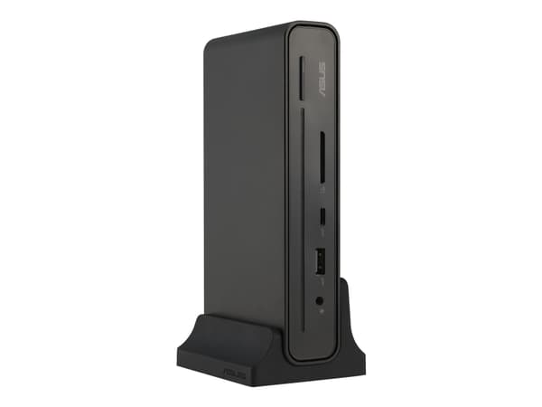 ASUS Triple Display USB-C Dock DC300, Docking, USB 3.2 Gen 2 (3.1 Gen 2) Type-C, 90 W, 10,100,1000 Mbit/s, Black, SD