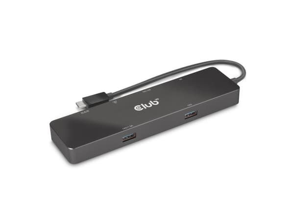 CLUB3D CSV-1584, langallinen, USB 3.2 Gen 2 (3.1 Gen 2) Type-C, 100 W, 1000 Mbit/s, musta