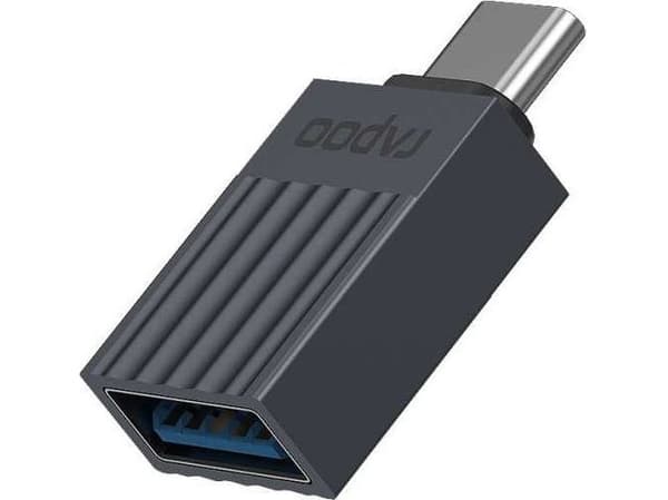 Rapoo UCA-1001, USB Type-C, USB 3.2 Gen 1 (3.1 Gen 1), Hankoppling, Svart, 5 Gbit/s, 32 mm Svart