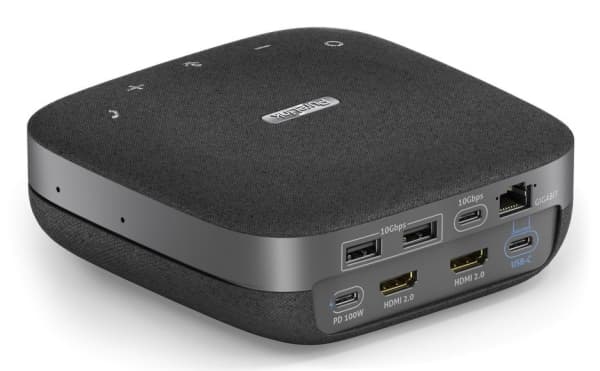 PureLink VL-SD200, Kabel, USB 3.2 Gen 2 (3.1 Gen 2) Type-C, 100 W, 10,100,1000 Mbit/s, Svart, 5 W