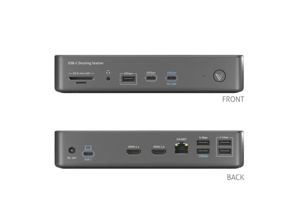 PureLink VL-D200, Kabel, 100 W, 2.0/2.1, Grå, MicroSD (TransFlash), SD, 40 Gbit/s