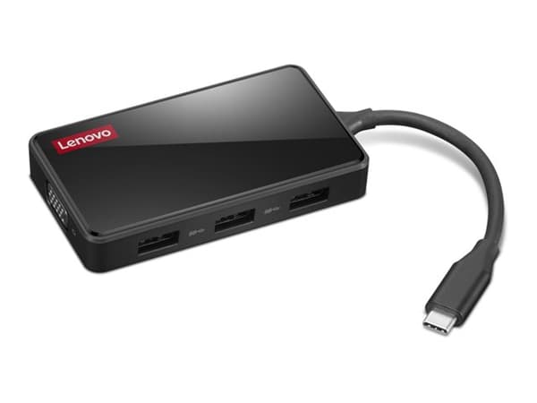 Lenovo 100 - Dockningsstation - USB-C - VGA, HDMI