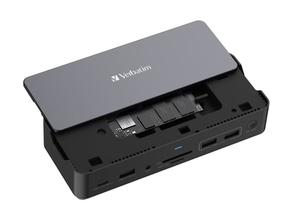 Verbatim Pro - Telakointiasema - USB-C - 2 x HDMI, DP - 1GbE - 100 wattia
