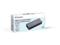 Miniatyrbilde 3 av 5: Verbatim Pro - Dokkingstasjon - USB-C - 2 x HDMI, DP - SSD 256 GB - 1 GbE - 100 Watt