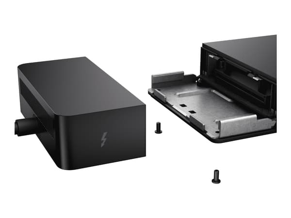 Dell WD22TB4 - Dockningsstation - Thunderbolt - DP, Thunderbolt, HDMI - 1GbE - 130 Watt - Brown Box - med 3 års avancerad utbytesservice