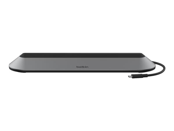 Belkin INC014BTSGY, Wired, USB 3.2 Gen 2 (3.1 Gen 2) Type-C, 100 W, 3.5 mm, 2500 Mbit/s, Black, Grey
