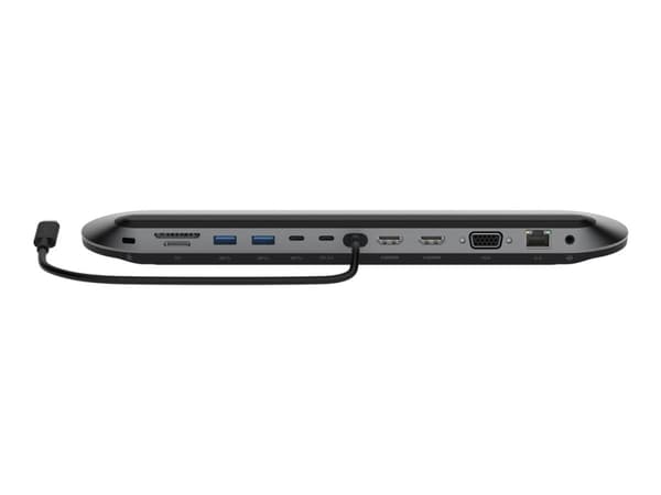 Belkin INC014BTSGY, Wired, USB 3.2 Gen 2 (3.1 Gen 2) Type-C, 100 W, 3.5 mm, 2500 Mbit/s, Black, Grey