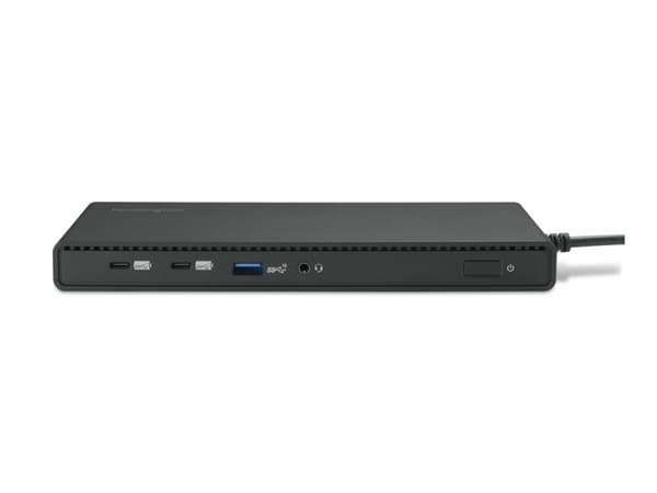 SD4842P USB-C® 10 Gbps kolminkertainen video-ohjaimeton telakointiasema 100 W virtalähteellä Musta