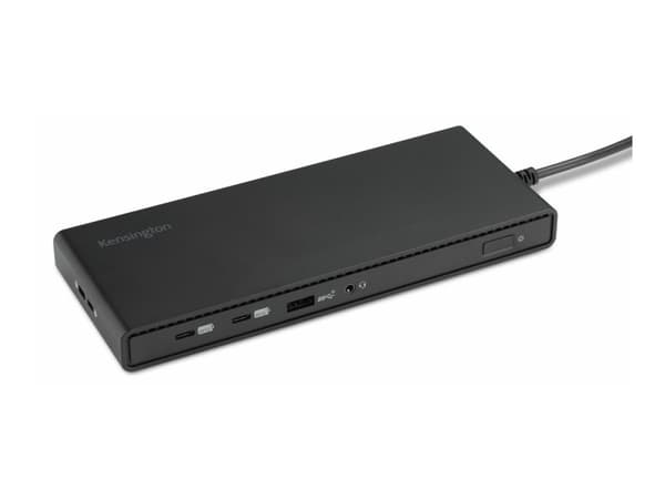 SD4842P USB-C® 10 Gbps kolminkertainen video-ohjaimeton telakointiasema 100 W virtalähteellä Musta