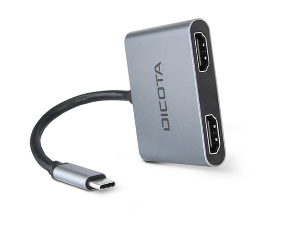 DICOTA 4-in-1 - Dokkingstasjon - USB-C - HDMI