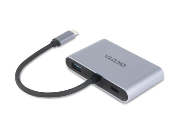 DICOTA 5-in-1 - telakointiasema - USB-C - HDMI, DP