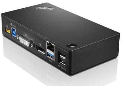 Lenovo ThinkPad USB 3.0 Pro Dock, Langallinen, USB 3.2 Gen 1 (3.1 Gen 1) Type-A, 3,5 mm, 10,100,1000 Mbit/s, Musta, Lenovo