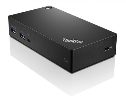 Lenovo ThinkPad USB 3.0 Pro Dock, Langallinen, USB 3.2 Gen 1 (3.1 Gen 1) Type-A, 3,5 mm, 10,100,1000 Mbit/s, Musta, Lenovo