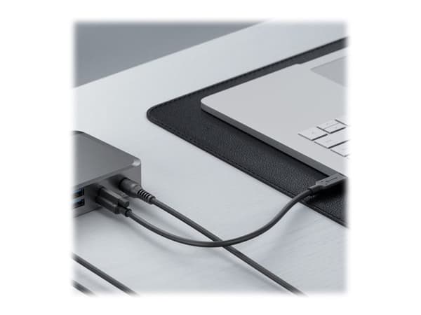 ALOGIC DUPRMX2-WW, langallinen, USB 3.2 Gen 1 (3.1 Gen 1) Type-C, 65 W, 3,5 mm, 1000 Mbit/s, harmaa, musta