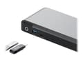 Pikkukuva 2 / 5: ALOGIC DUPRMX2-WW, langallinen, USB 3.2 Gen 1 (3.1 Gen 1) Type-C, 65 W, 3,5 mm, 1000 Mbit/s, harmaa, musta