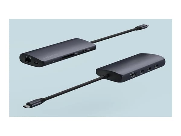 Adapter USB Satechi Satechi USB-C Multiport Adapter 8K - adapter USB-C (USB-C, HDMI, 3x USB 3.2 Gen 2 10Gbps, 1x USB 3.2 Gen 1 5Gbps, czytnik kart SD