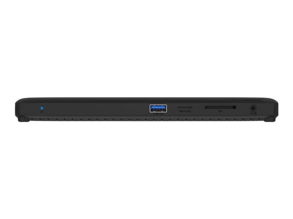 ICY BOX IB-DK2116-C, Telakointi, USB 3.2 Gen 2 (3.1 Gen 2) Type-C, 100 W, 10,100,1000 Mbit/s, 10BASE-T, 100BASE-T, 1000BASE-T, Musta