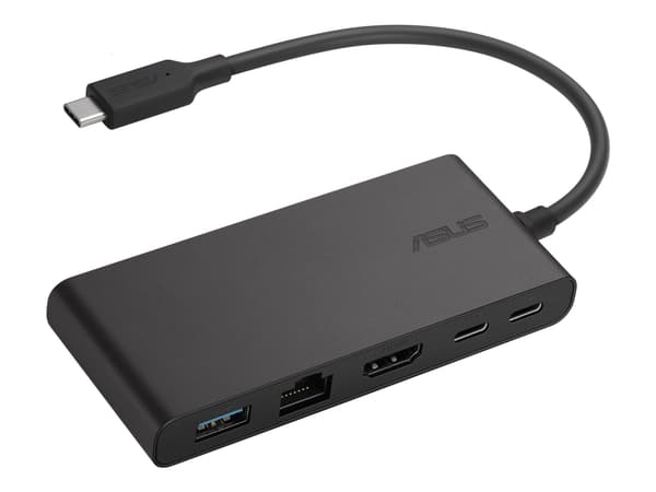 ASUS Dual 4K USB-C Dock - Dockningsstation - USB-C - HDMI, USB-C - 1GbE