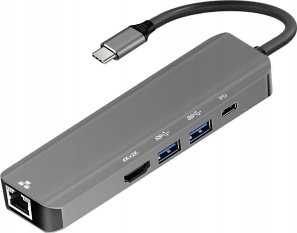 Adapter USB Art ART ADAPTER USB-C male / HDMI female 4K 60Hz / 1x USB3.0 / USB-C ALU 15cm oem