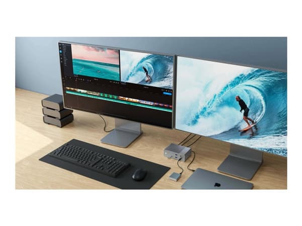 Targus HyperDrive GEN2, Thunderbolt 3, 3.5mm, DisplayPort, RJ-45, Thunderbolt 3, USB 3.2 Gen 2 (3.1 Gen 2) Type-A, USB 3.2 Gen 2 (3.1 Gen..., 40000 M