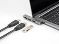 Miniatyrbild 3 av 4: DeLOCK 64274, Dockning, USB 3.2 Gen 2 (3.1 Gen 2) Type-C, Grå, 10 Gbit/s, Metall, Kina
