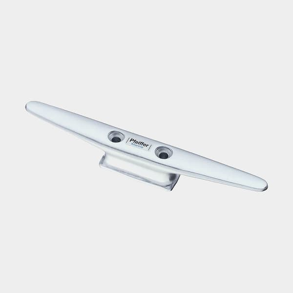 Knap / pollare till båt Pfeiffer Marine Slip Cleat with 2 Fixing Holes, aluminium, 220 mm, (C/C) 39 mm