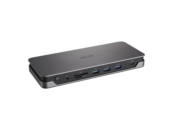 Acer ADK270 - Dockningsstation - USB-C 3.2 Gen 1 - HDMI, DP - 1GbE - 110 Watt