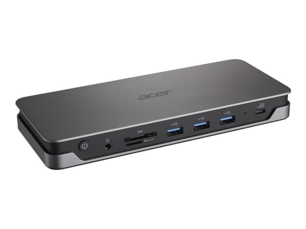 Acer ADK270 - Dockningsstation - USB-C 3.2 Gen 1 - HDMI, DP - 1GbE - 110 Watt