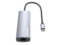 Miniatyrbild 5 av 5: Manhattan 153959, Kabel, USB 3.2 Gen 1 (3.1 Gen 1) Type-C, 100 W, 10,100,1000 Mbit/s, Silver, 5 Gbit/s