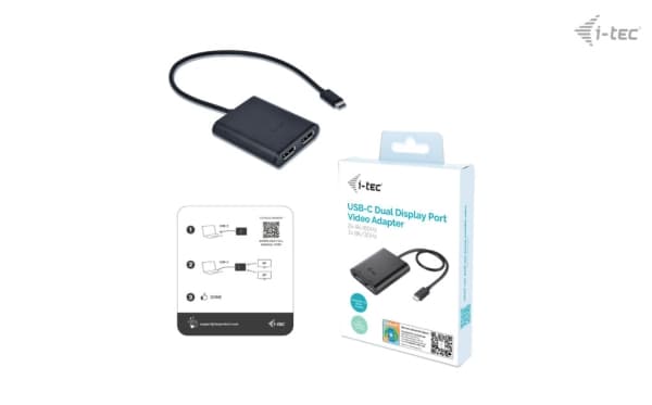 i-Tec - Dokkingstasjon - USB-C / USB4 / Thunderbolt 3 / Thunderbolt 4 - 2 x DP - Europa