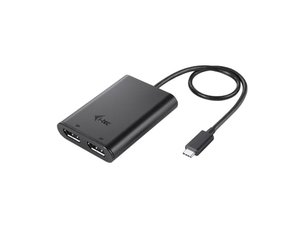 i-Tec - Dokkingstasjon - USB-C / USB4 / Thunderbolt 3 / Thunderbolt 4 - 2 x DP - Europa