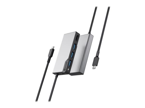 Alogic USB-C HUB 5 in 1 HDMI & USB                space grau