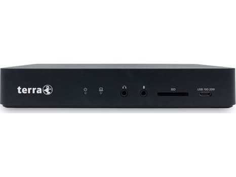 TERRA MOBILE telakointiasema 810 USB-C/Triple 4K sis.135W virtalähteen ja USB C -kaapelin