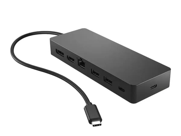 HP Universal USB-C Multiport Hub - Dokkingstasjon - USB-C - HDMI, DP - Smart Buy - for OMEN by HP Laptop 16; Victus by HP Laptop 15, 16; Laptop 14, 1