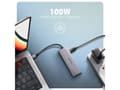 Miniatyrbild 5 av 5: Axagon HMC-5H60, Kabel, USB 3.2 Gen 1 (3.1 Gen 1) Type-C, 100 W, 1.4/2.2, Grå, 4K Ultra HD