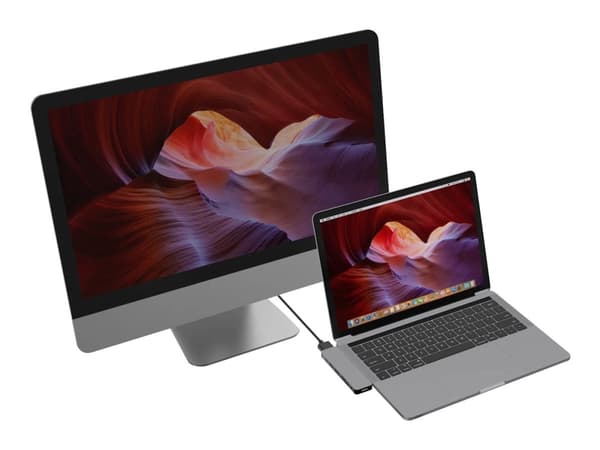 HyperDrive Solo 7-in-1 Hub - Dockningsstation - USB-C - HDMI