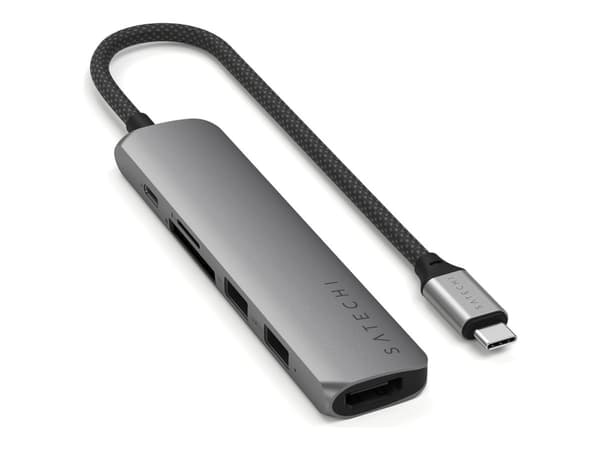 Satechi 6-in-1 - Telakointiasema - USB-C 3.2 Gen 2 - HDMI