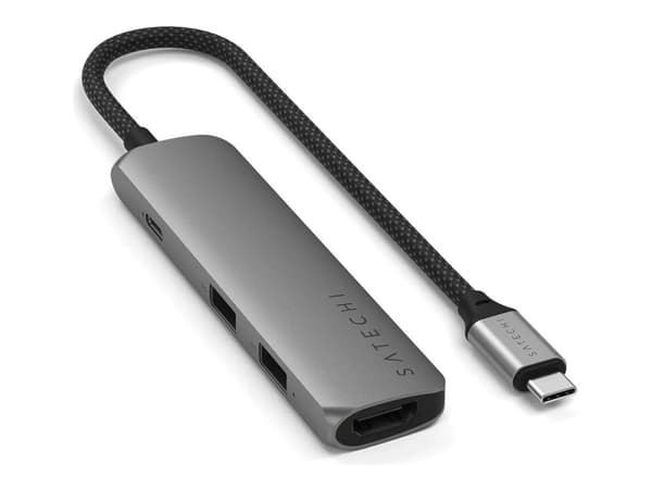 Satechi 4-in-1 - Telakointiasema - USB-C / USB 3.2 Gen 2 x 2 - HDMI