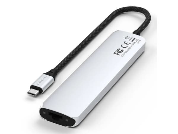 Satechi 7-in-1 - Telakointiasema - USB-C / USB 3.2 Gen 2 x 2 - HDMI - 1GbE