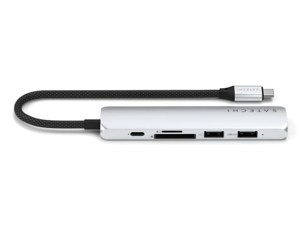 Satechi 6-in-1 - Telakointiasema - USB-C 3.2 Gen 2 - HDMI - 1GbE - 1GbE